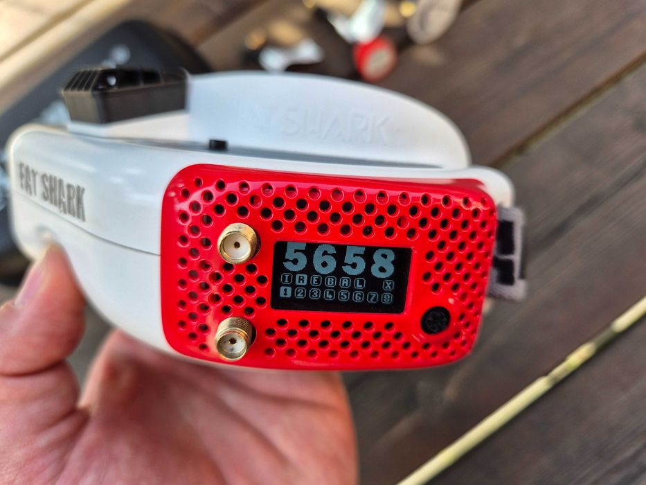 Gogle Fatshark HD3 + Rapidfire + 3 anteny