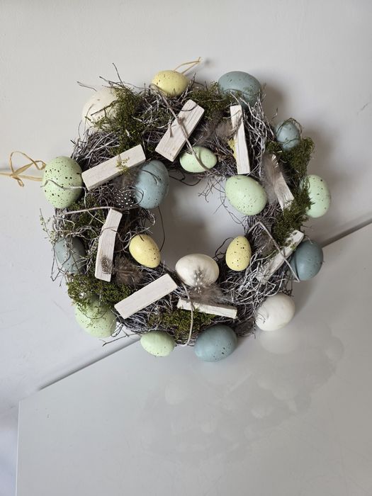 Wianek na drzwi Wielkanocny