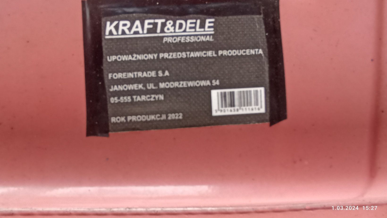 Sprzedam agregat prądotwórczy KraftDele