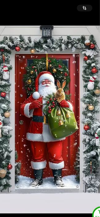 Різдвяний декор для дверей . Доставка