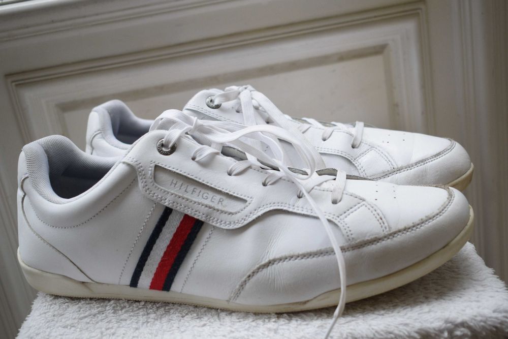 кожаные кеды мокасины кроссовки сникерсы кросівки Tommy Hilfiger р. 46