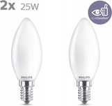 Żarówki LED Philips Kerte & Luster E14 2,2 W białe ciepłe 2 szt. #5218