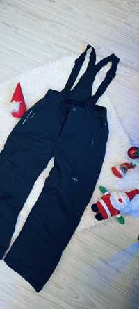 Spodnie narciarskie snowboardowe dziewczęce membrana Softshell 10000