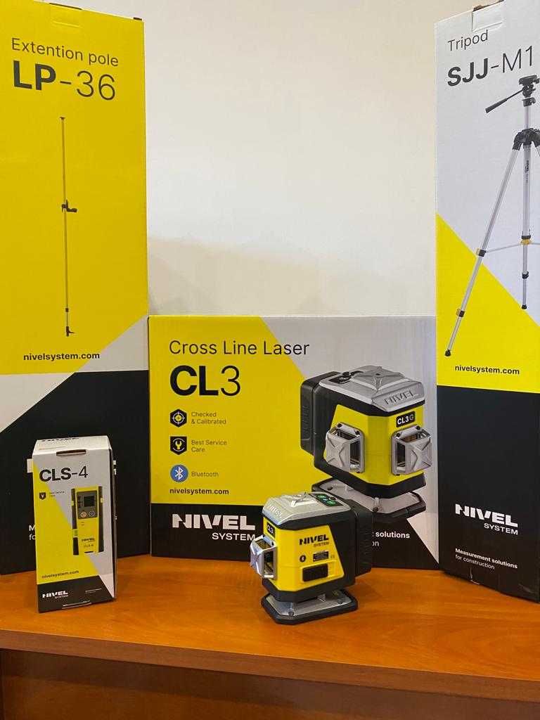 Laser Krzyżowy NIVEL SYSTEM CL3G 3x360 Niwelator Leica Zielony