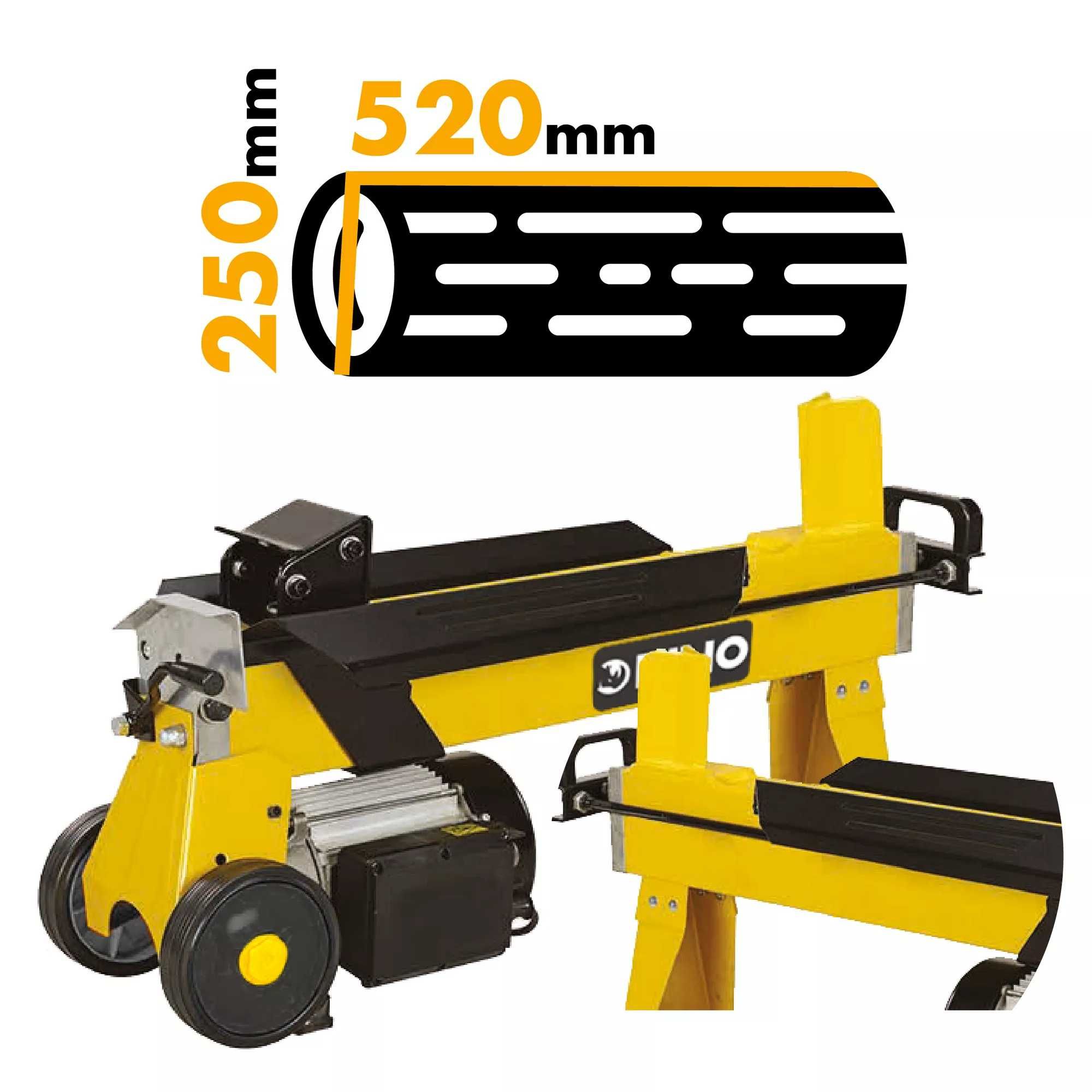 Łuparka do drewna hydrauliczna pozioma 2200 W Rino RN-23654 rębak