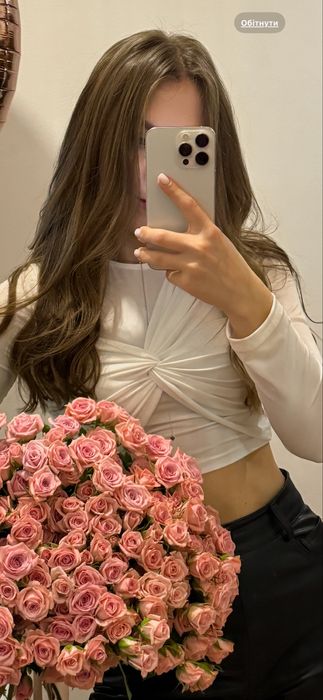 Кофта біла бренду irony_ua