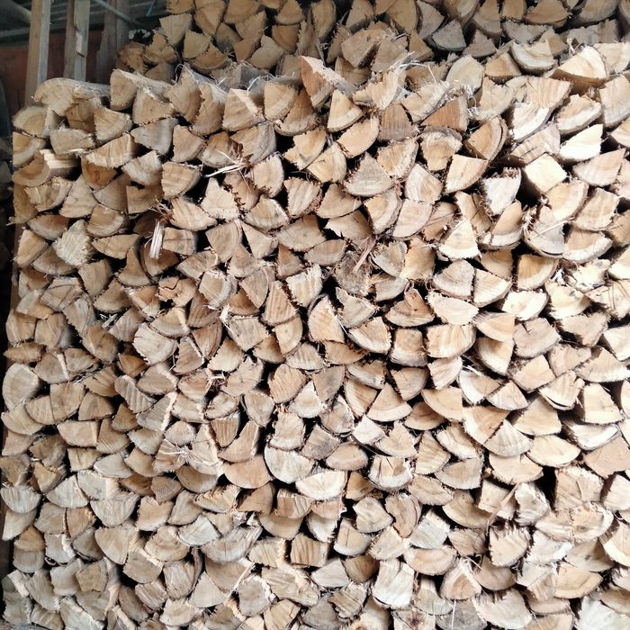 Lenha de eucalipto ao saco