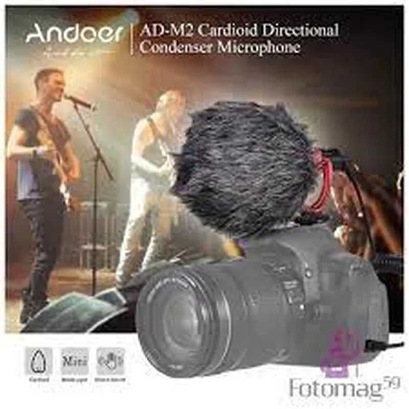 Микрофон для камеры, телефона, компьютера Andoer AD-M2