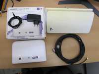 Router modem LTE - HUAWEI - B715 + ANTENA 2x19dBi + kabel 4m