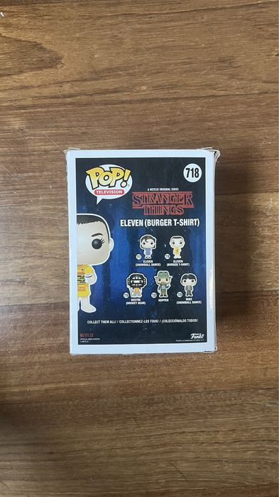 pop figure eleven burger t-shirt  718 stranger tgibgs