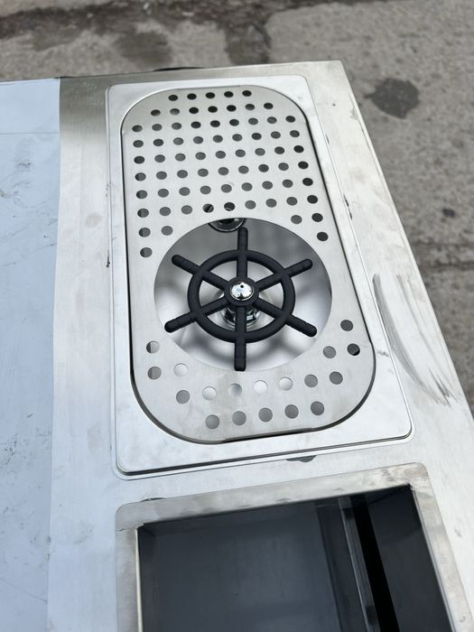 Стол мойка из нержавейки