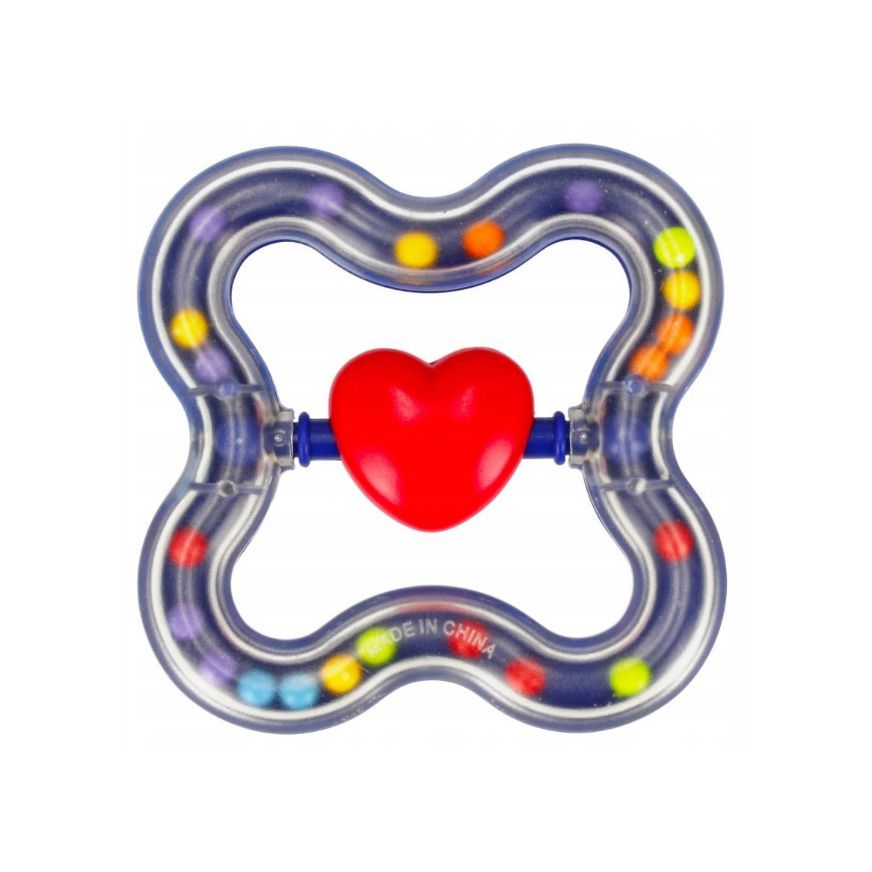 Grzechotka Gryzak Serduszko Bambam Dla Niemowląt