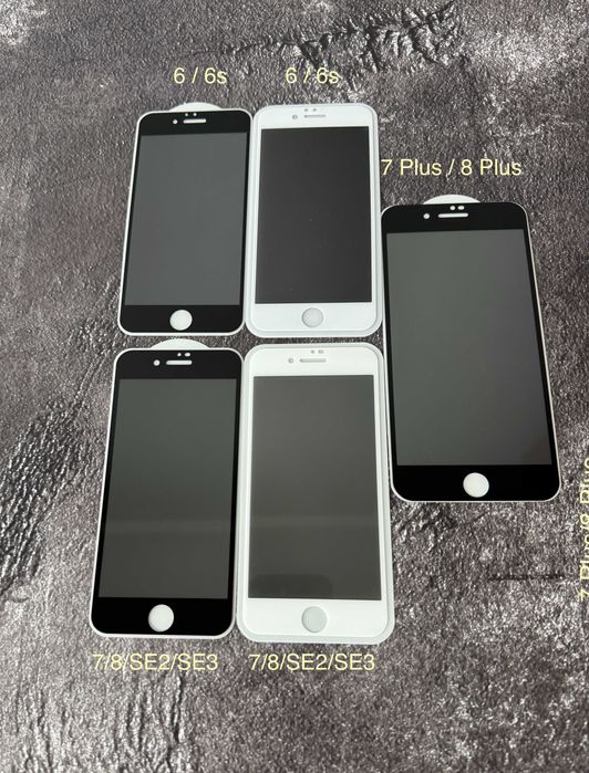 Скло антишпигун iPhone 7 8 Plus Xs Max iPhone стекло антишпион