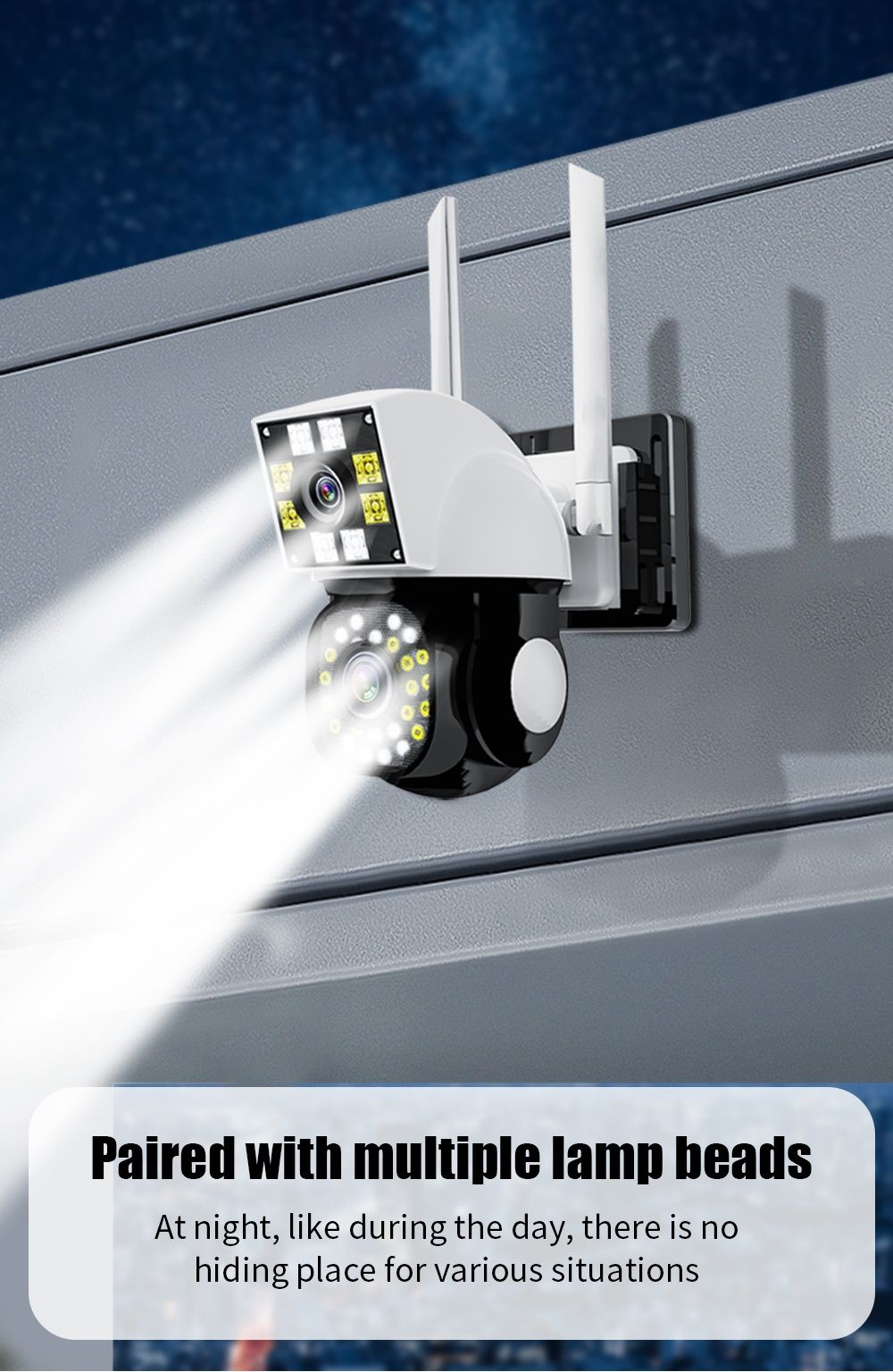 Kamera obrotowa WiFi 4k