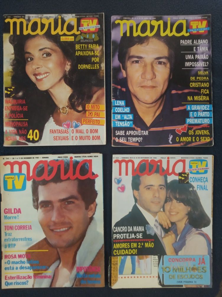 Lote de 32 revistas MARIA (antigas)