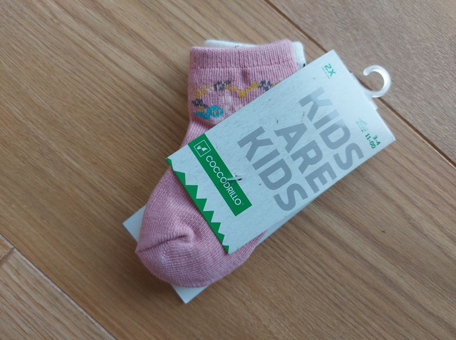 Skarpetki dziewczęce niemowlęce 3 - 9 M Coccodrillo