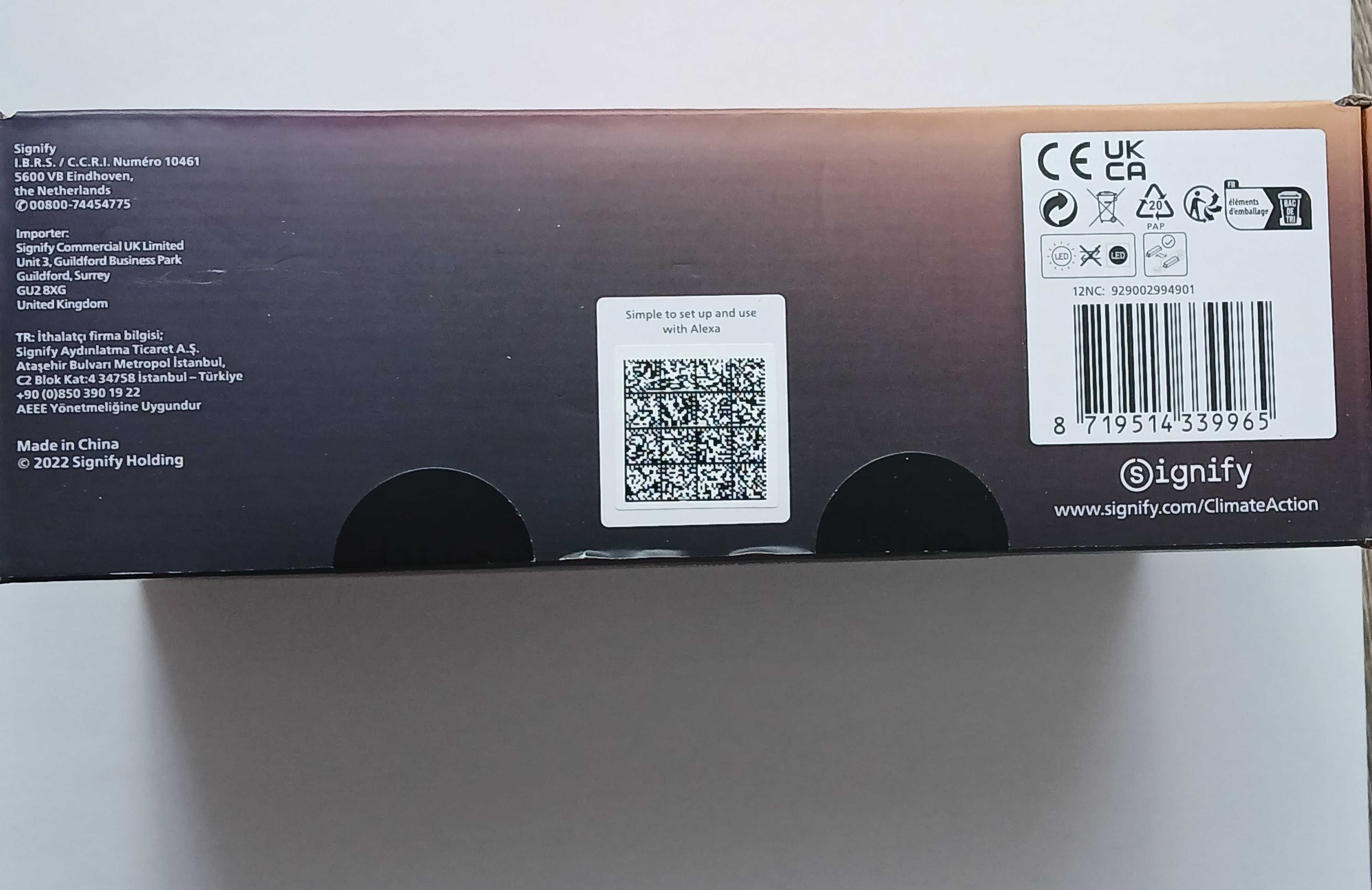 Taśma Philips Hue White and color ambiance tasma LED 2m gradient