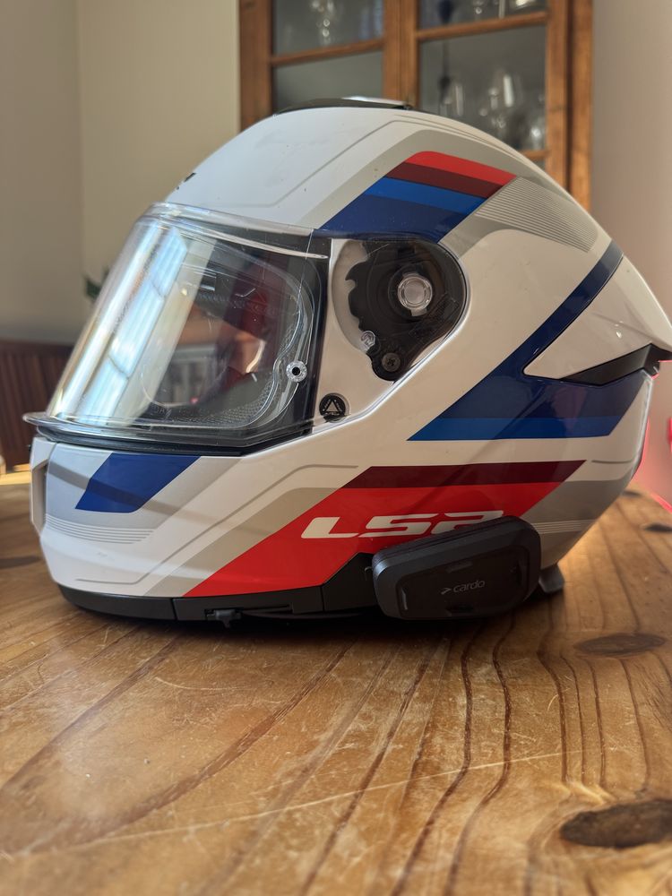 Capacete Integral LS2 STREAM II + CARDO SPIRIT