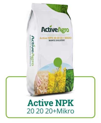 Active NPK  20-20-20 nawóz dolistny NPK 4 kg na 2 hektary