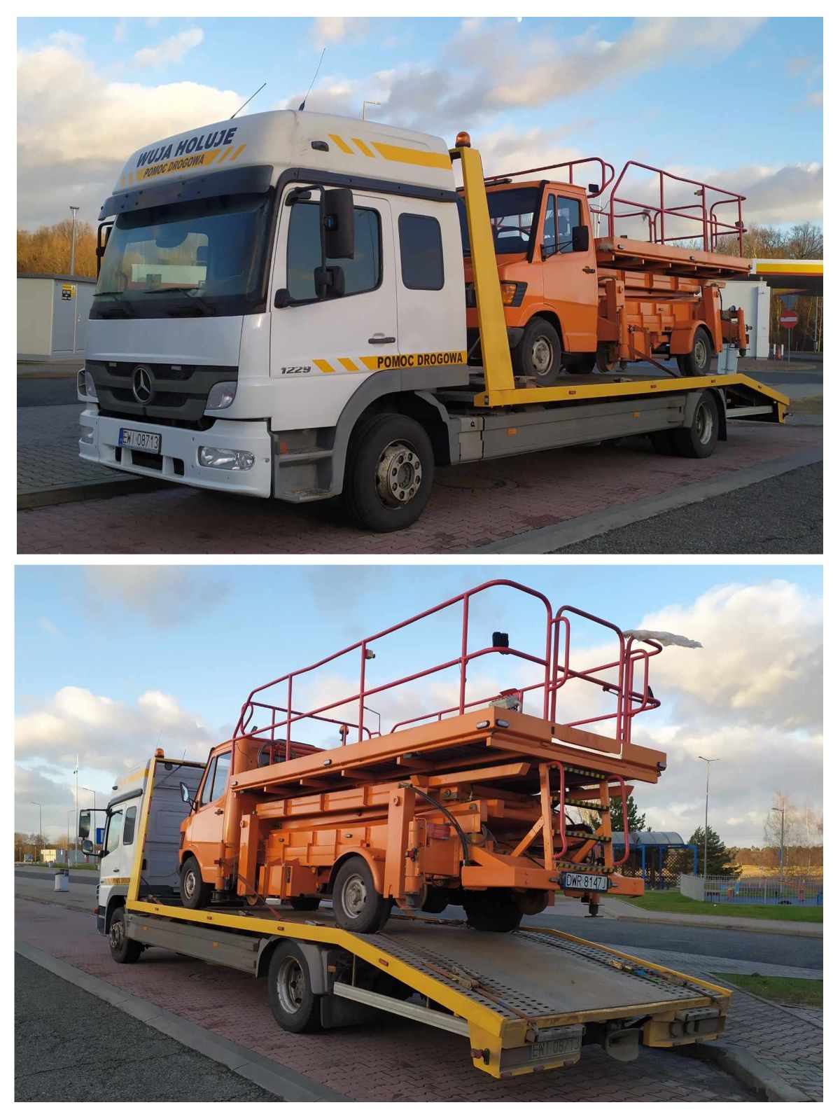 Transport Laweta do 13Ton Ciągników Przyczep Maszyn Busy Wózki Koparki