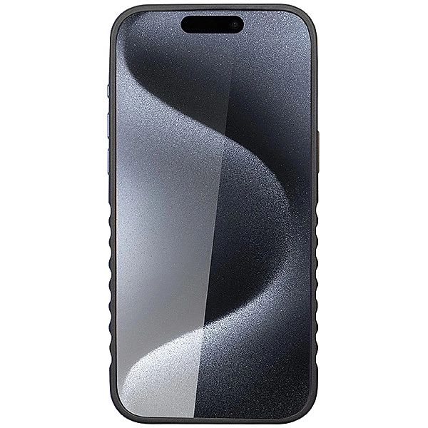 Etui Audi Genuine Leather z MagSafe na iPhone 15 Pro Max - czarno-czer