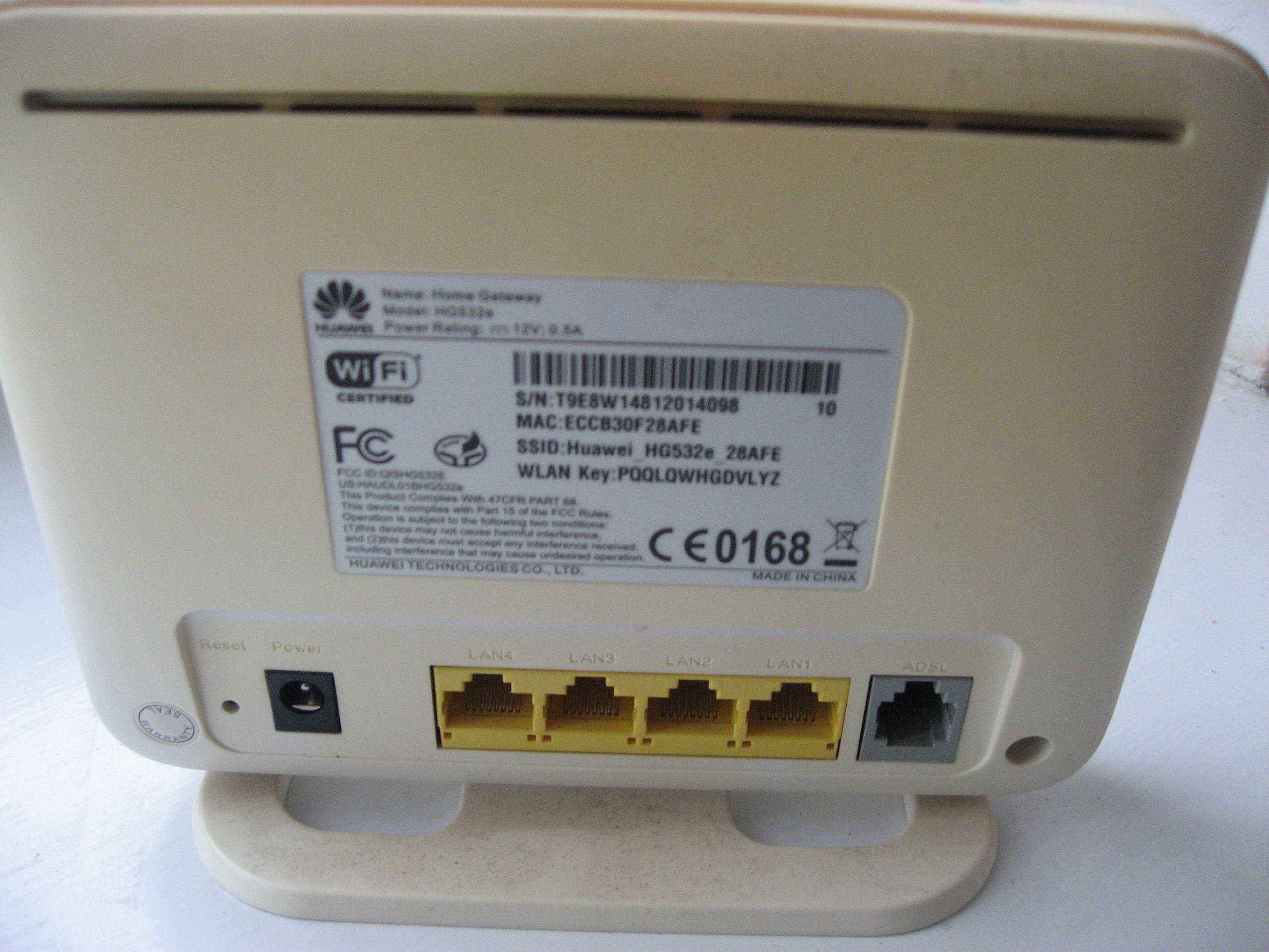 Модем роутер  фирмы Huawei HG 532е 28AFE    (Укртелеком).