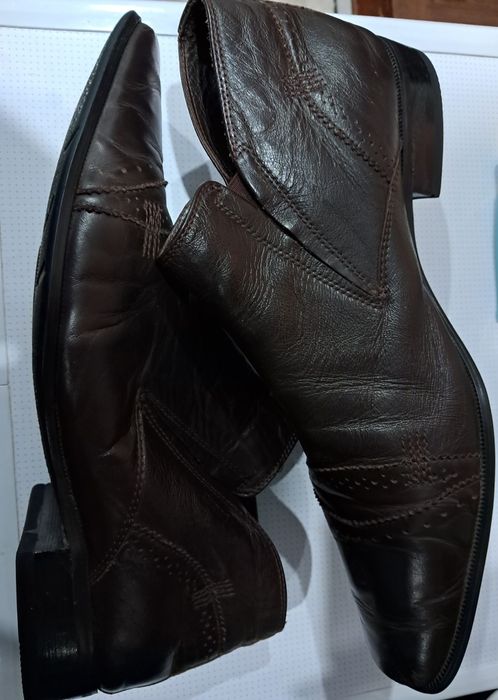 Мужские ботинки (челси), кожа,р.43