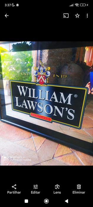 Quadro Publicitário William Lawson's