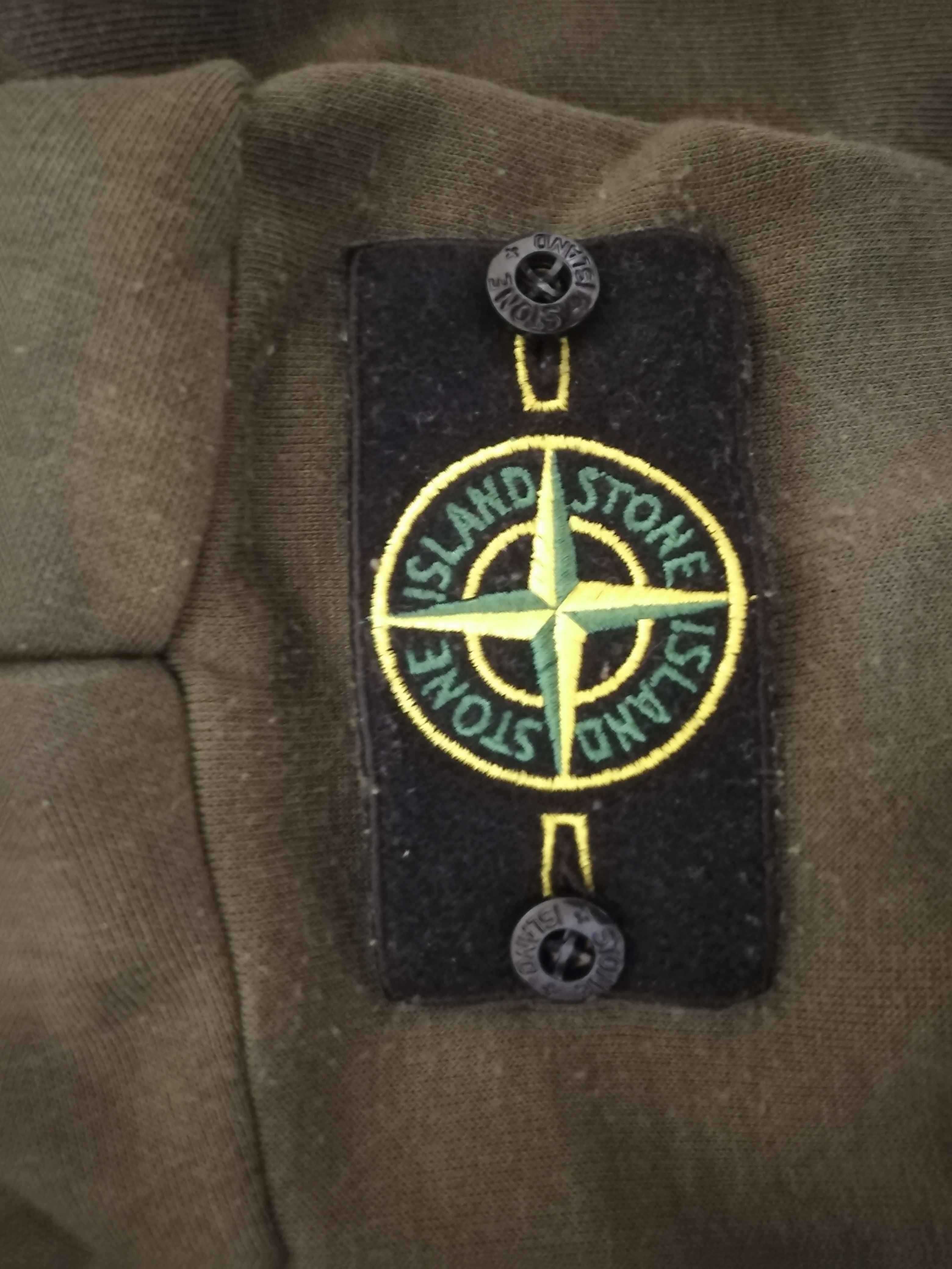 зип худи stone island