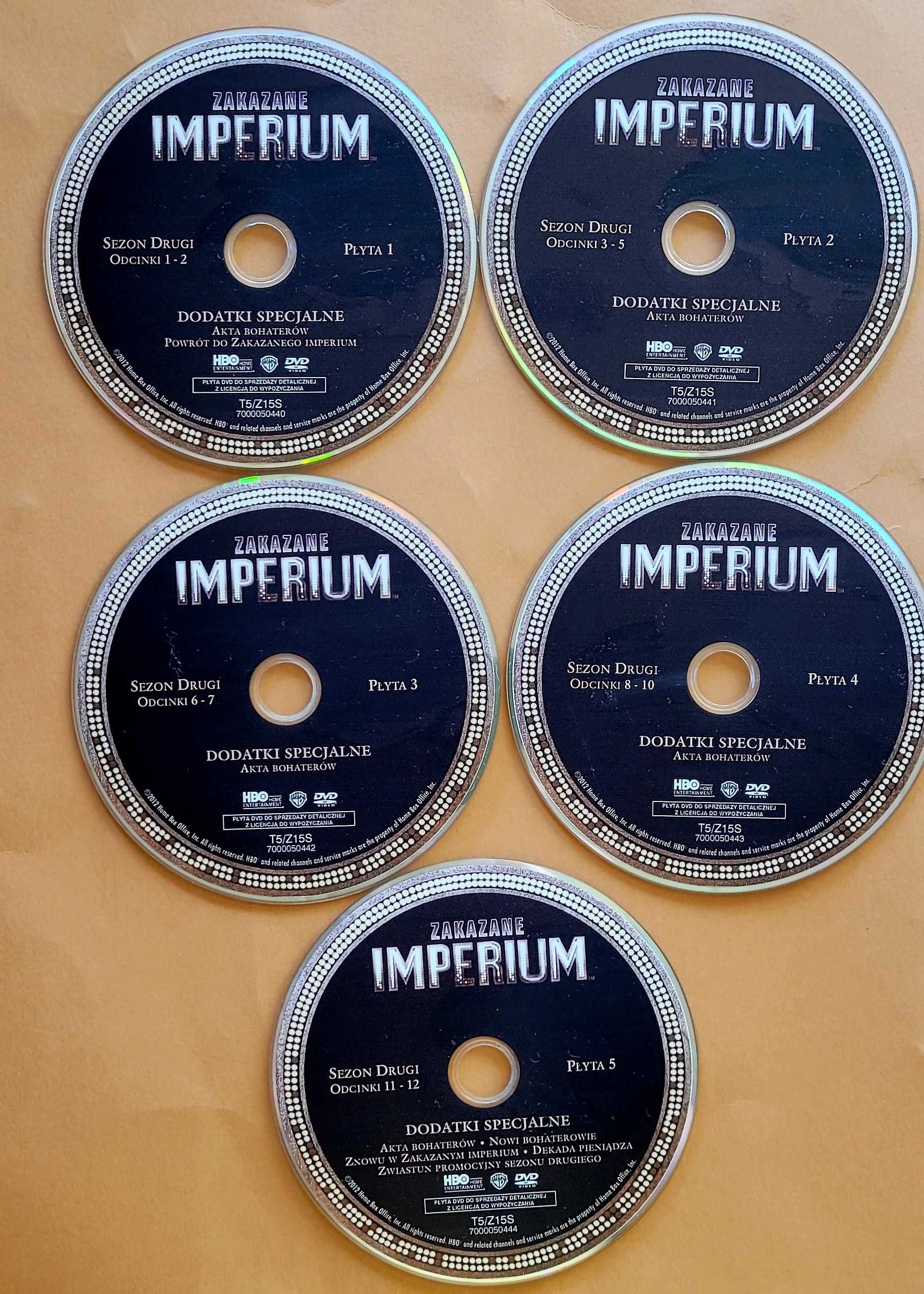 DVD Zakazane Imperium/ sezon 1-2