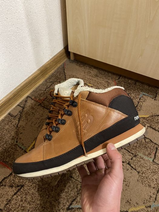 Кожаные зимние ботинки New Balance 754