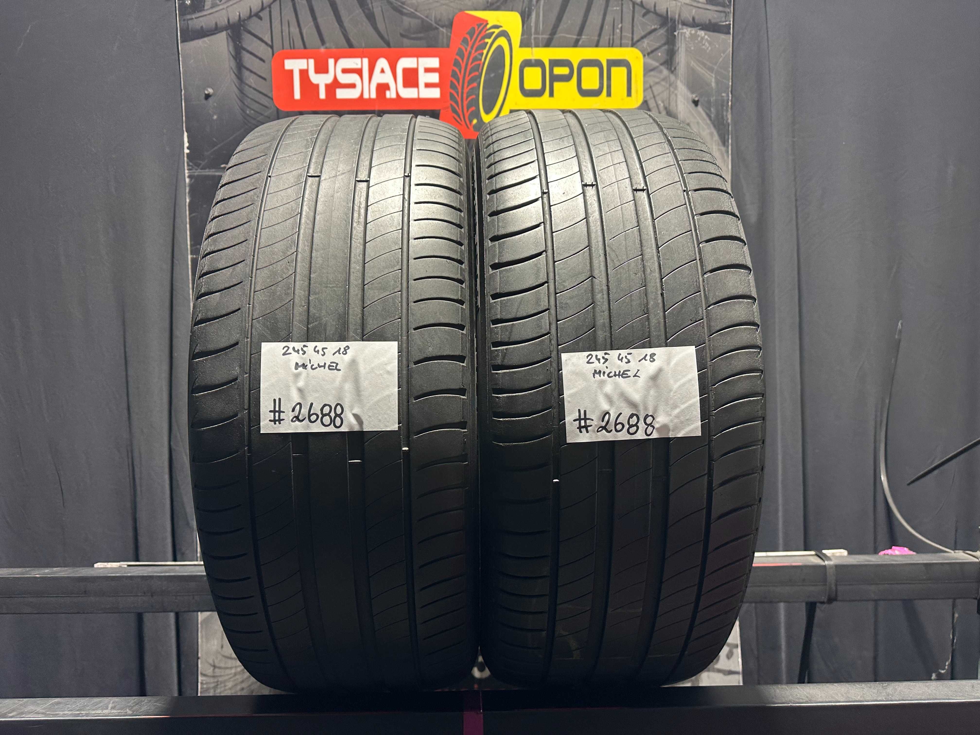 Opony Letnie 245/45/18 MICHELIN PRIMACY #2688