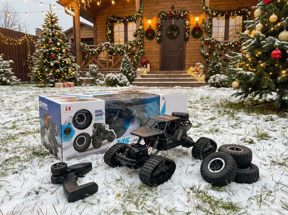 Машинка радіокерована джип Crawler Краулер + комплект змінних колес