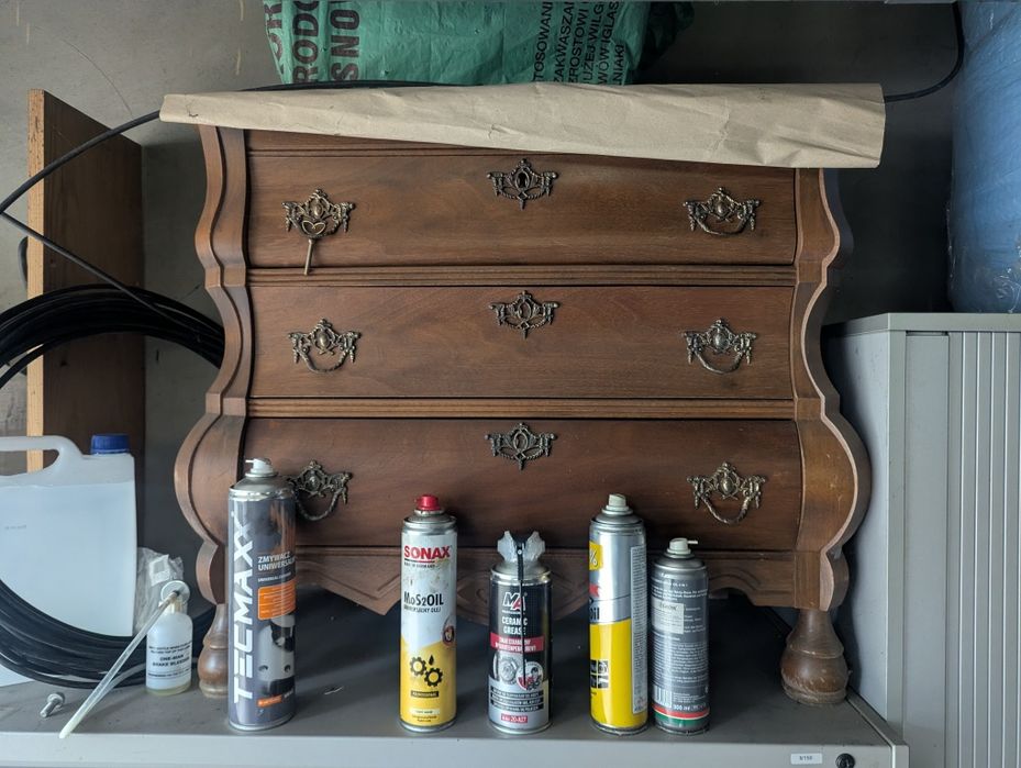 3szt Komoda antyk? Wymaga lekkiej renowacji