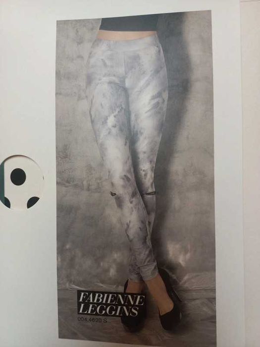 Nowe legginsy spodnie Gatta oliwka z zamkami rozmiar S