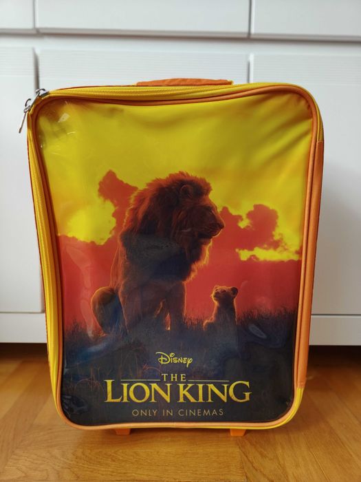 WALIZKA na kółkach TORBA podróżna dziecięca, motyw KRÓL LEW NOWA