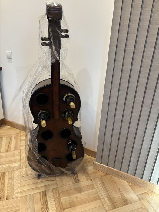 Stojak na wino wiolonczela