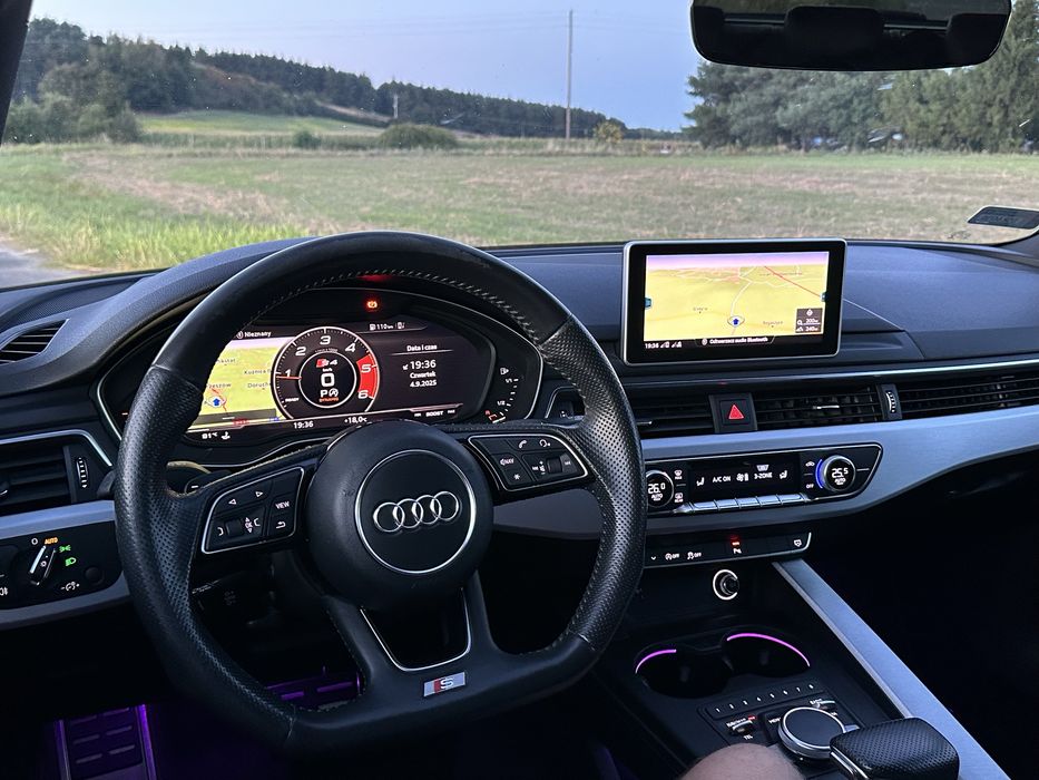 Audi A4 B9 2x S-Line 2.0 TDI Virtual S-Tronic Full Led 2018r Alu 18”