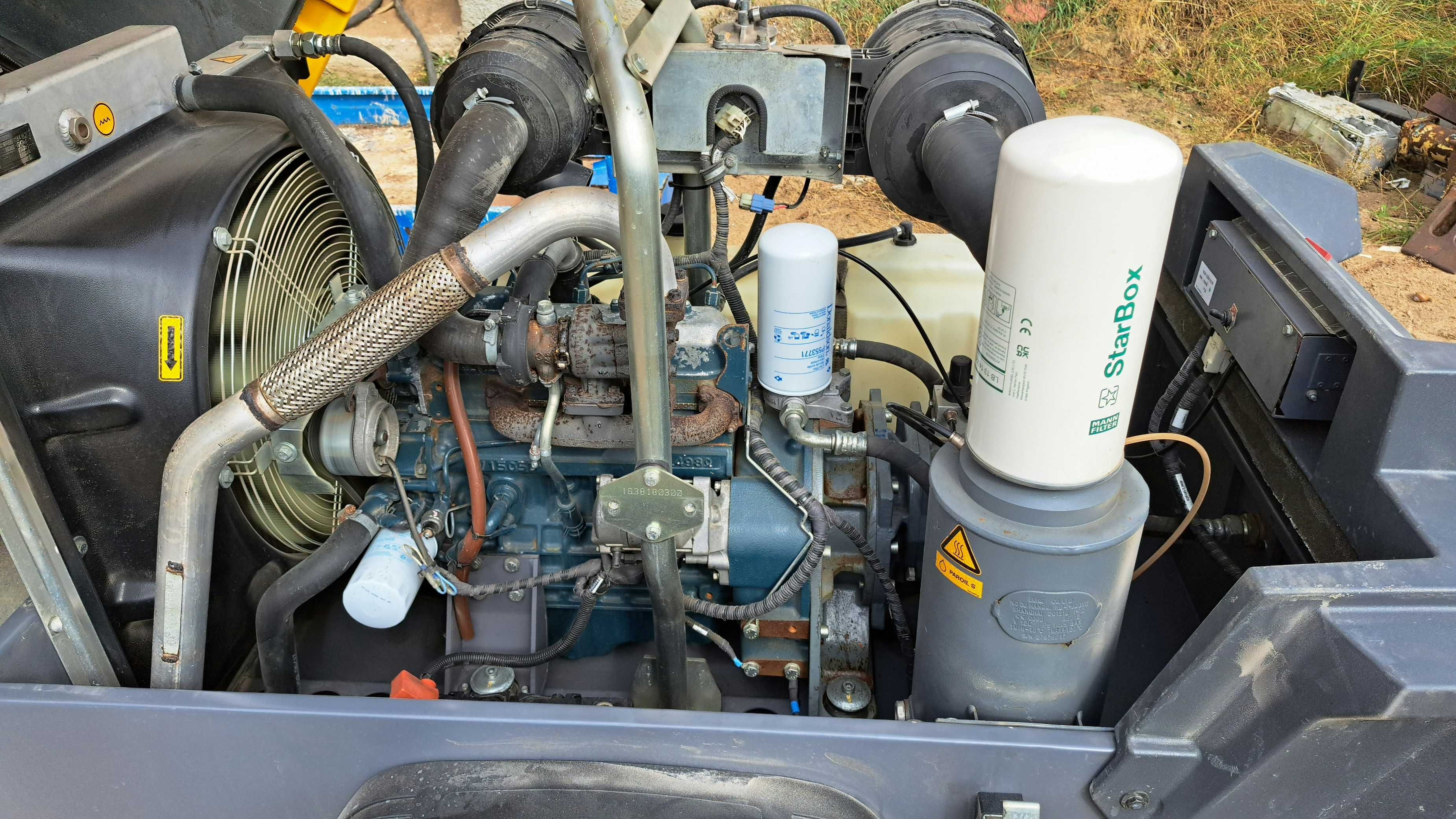 Sprężarka ATLAS COPCO XAS88 5m3   zarejestrowany PL OC, 50.000zł netto