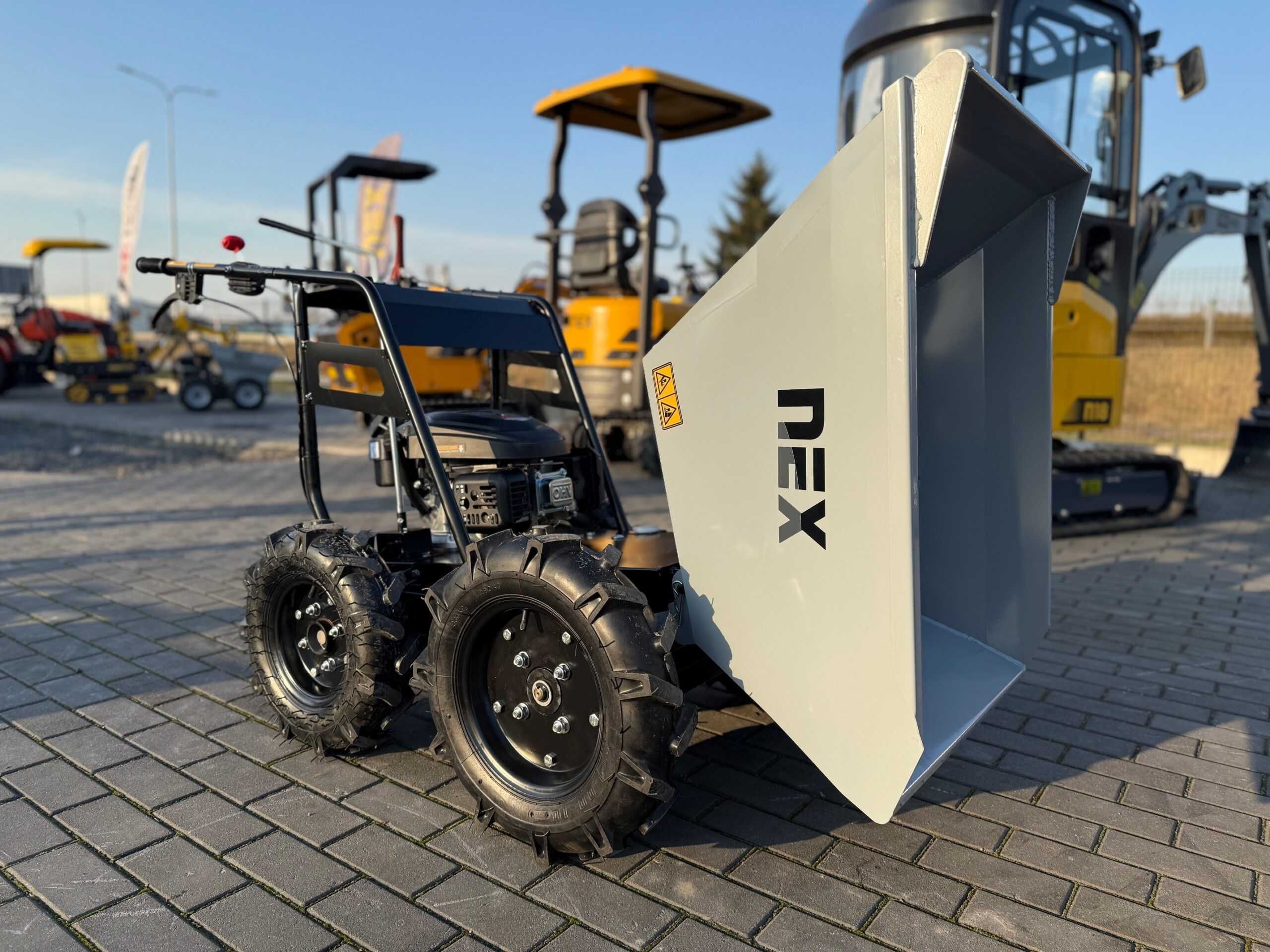 Taczka 300kg 400kg wozidło spalinowe 4x4 Loncin 4,5km budowlane ogród