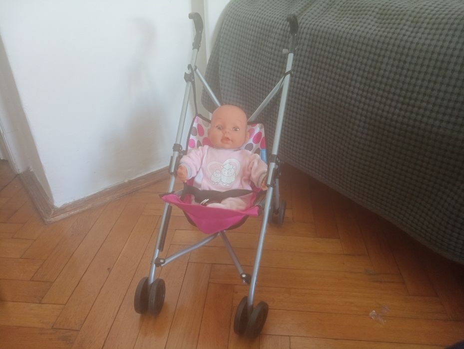 Interaktywna lalka Bobas Lila Smiki wózek gratis