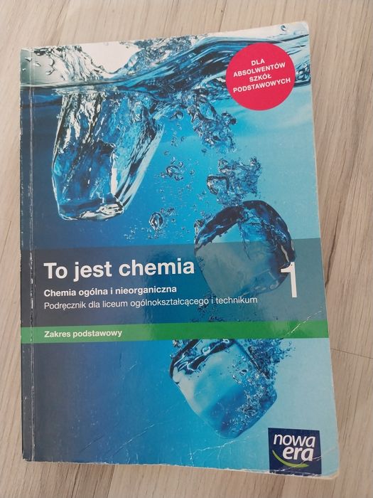 To jest chemia klasa 1 podręcznik Nowa era zakres podstawowy