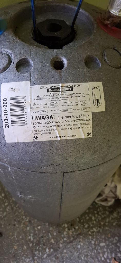Podgrzewacz ciepłej wody 100 litrów