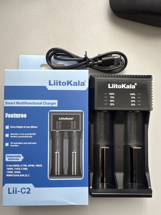 Зарядний пристрій Liitokala Lii - C2 18650 21700 26650
