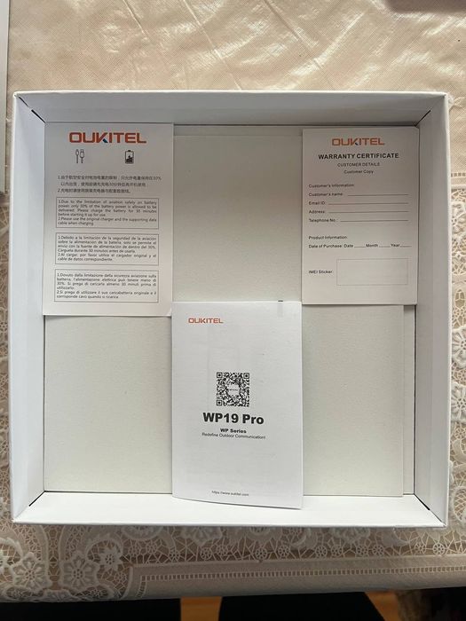 Протиударний телефон Смартфон Oukitel WP19 8/256Gb NFC Black Global ve