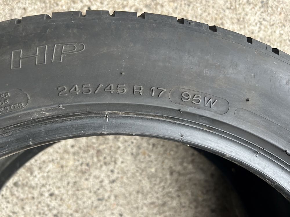 Opony letnie 245/45R17 x2 szt Michelin