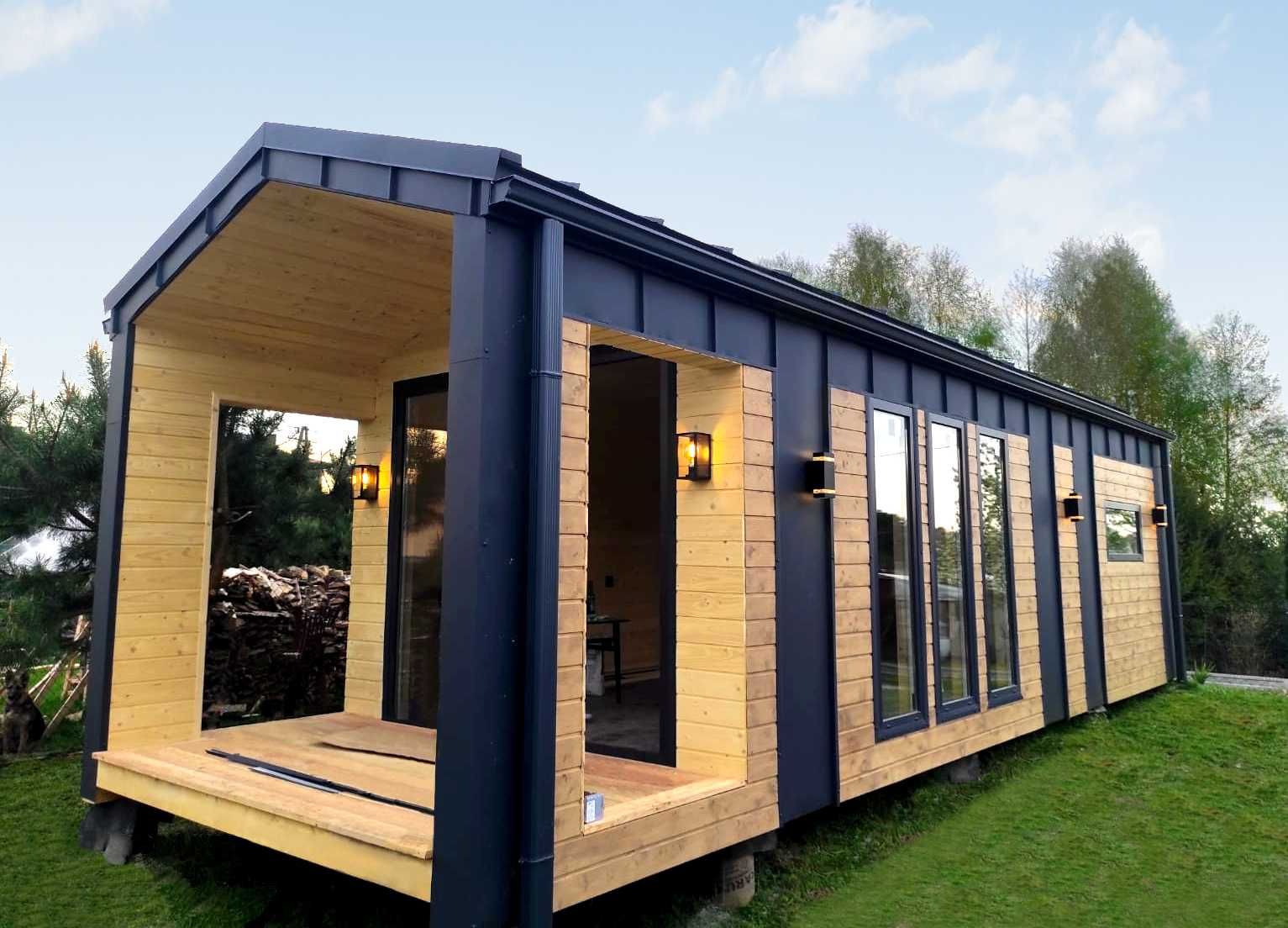 Domek Mobilny Modułowy Domki Drewniane całoroczne do 35 m2 POD KLUCZ