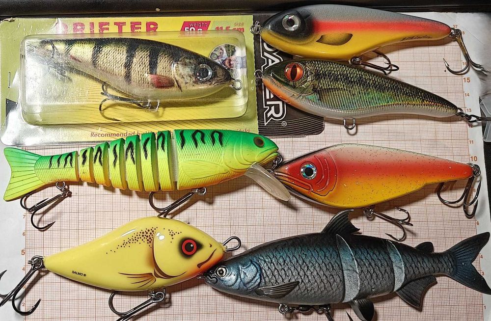 P. zestaw woblerów i jerków Olkiewicz, Dayer, Fladen DAM Salmo