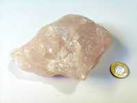 Naturalny kamień Kwarc Różowy w formie surowych brył nr 11