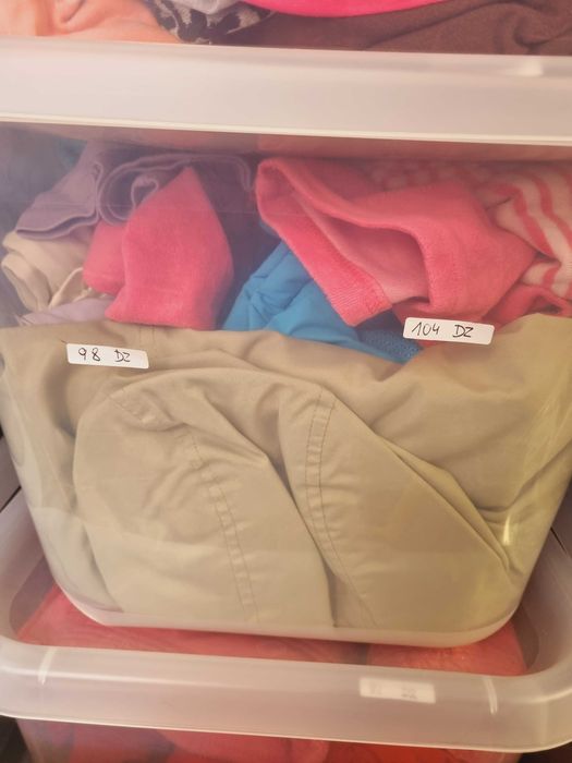 Paka 10 szt ubranka R 98 dziewczynka zestaw paczka komplet